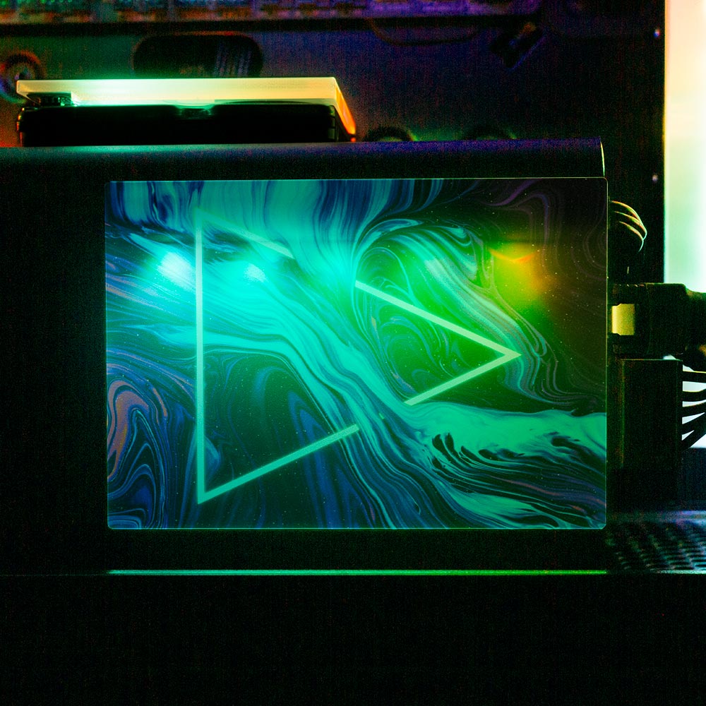 Space is Only Noise RGB SSD Cover Horizontal - Geoglyser - V1Tech