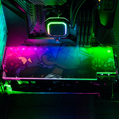 Spotlight RGB GPU Backplate - Utopia Graphix - V1Tech