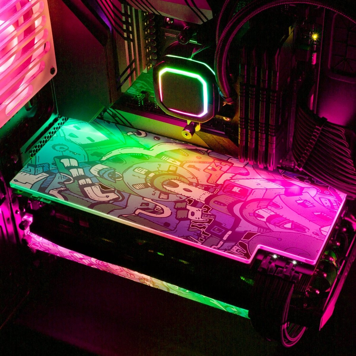Spurce RGB GPU Backplate - Dune Haggar - V1Tech