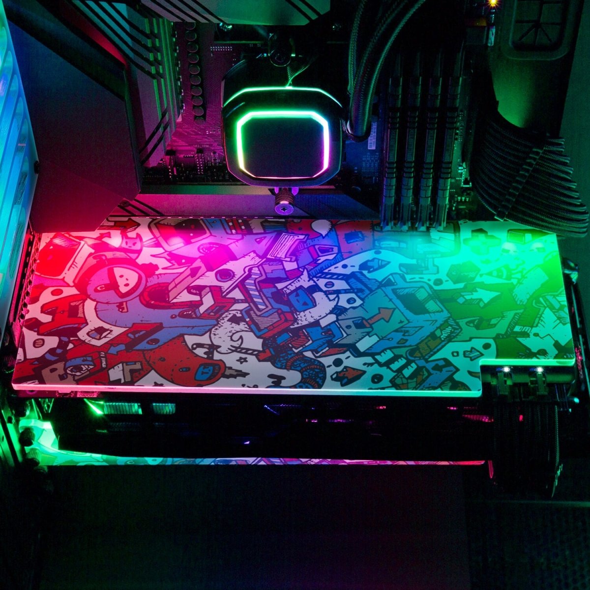 Sticker Doper RGB GPU Backplate - Dune Haggar - V1Tech