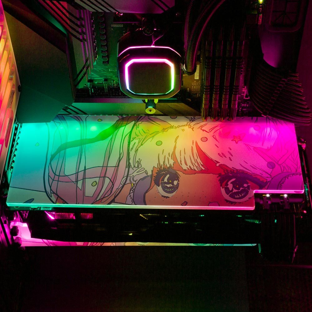 Sundae Girl RGB GPU Backplate - Annicelric - V1Tech