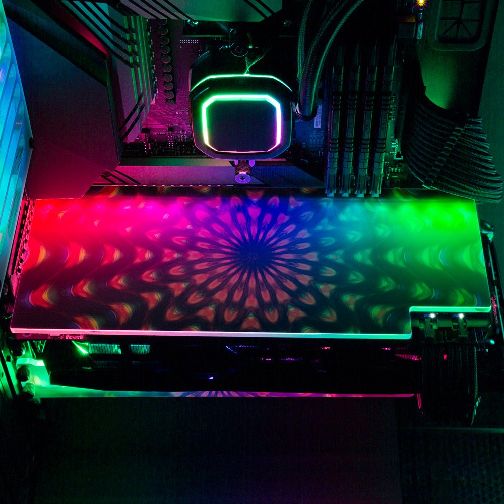 Sunflower RGB GPU Backplate - Guedda HM - V1Tech