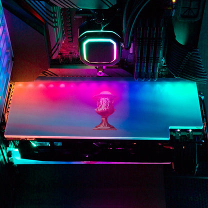 Sunset in Ancient Times RGB GPU Backplate - Spectacular.way - V1Tech
