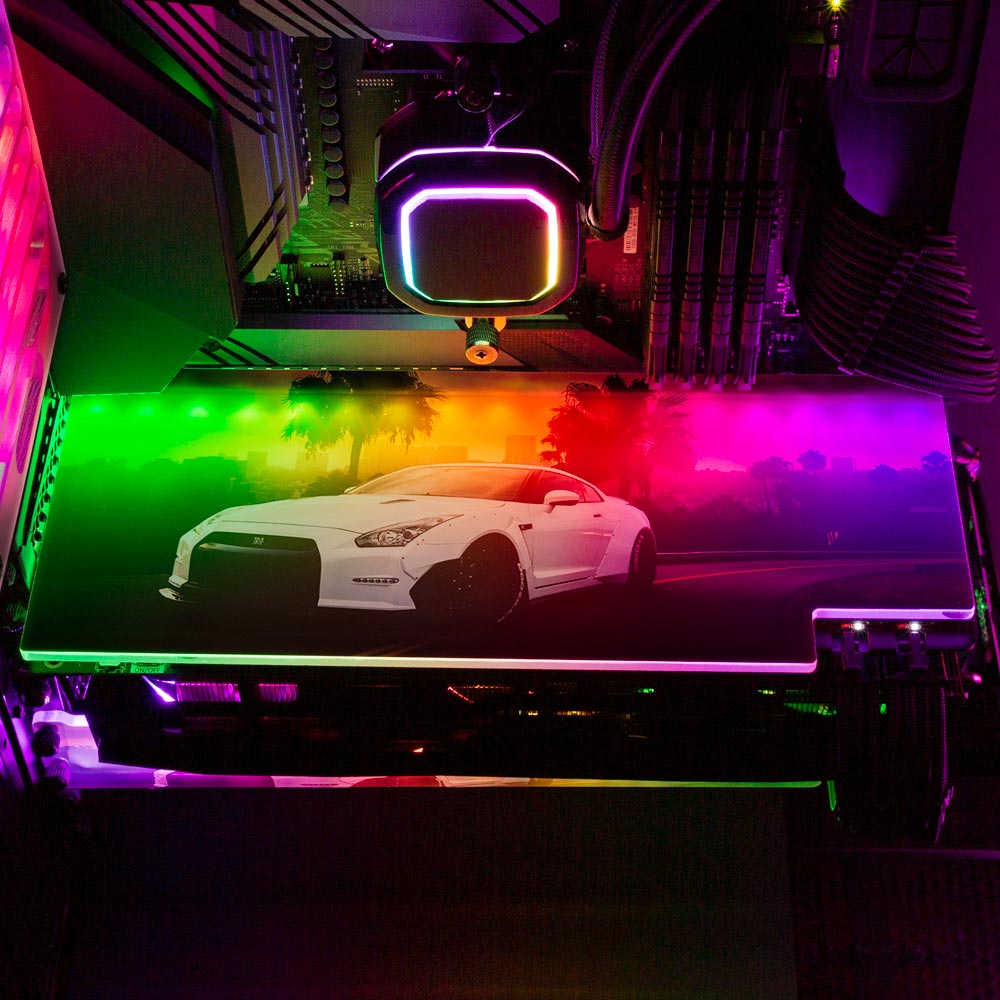 Sunset LA RGB GPU Backplate - Nogar007 - V1Tech