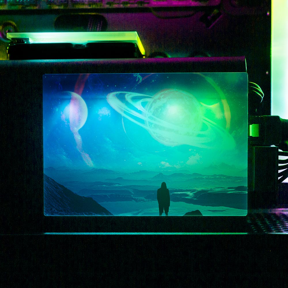 Surreal Planet RGB SSD Cover Horizontal - Ismaeel Shaikh - V1Tech