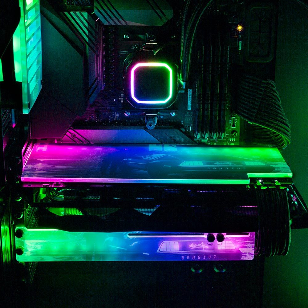 Technicolor RGB GPU Backplate - Dan Giuz - V1Tech