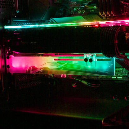 The Day RGB GPU Support Bracket - The Dizzy Viper - V1Tech