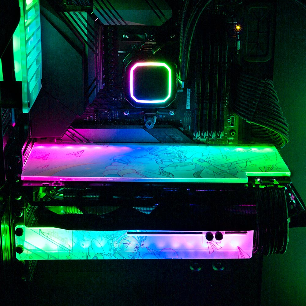 The Dreamer RGB GPU Backplate - Piumeli - V1Tech