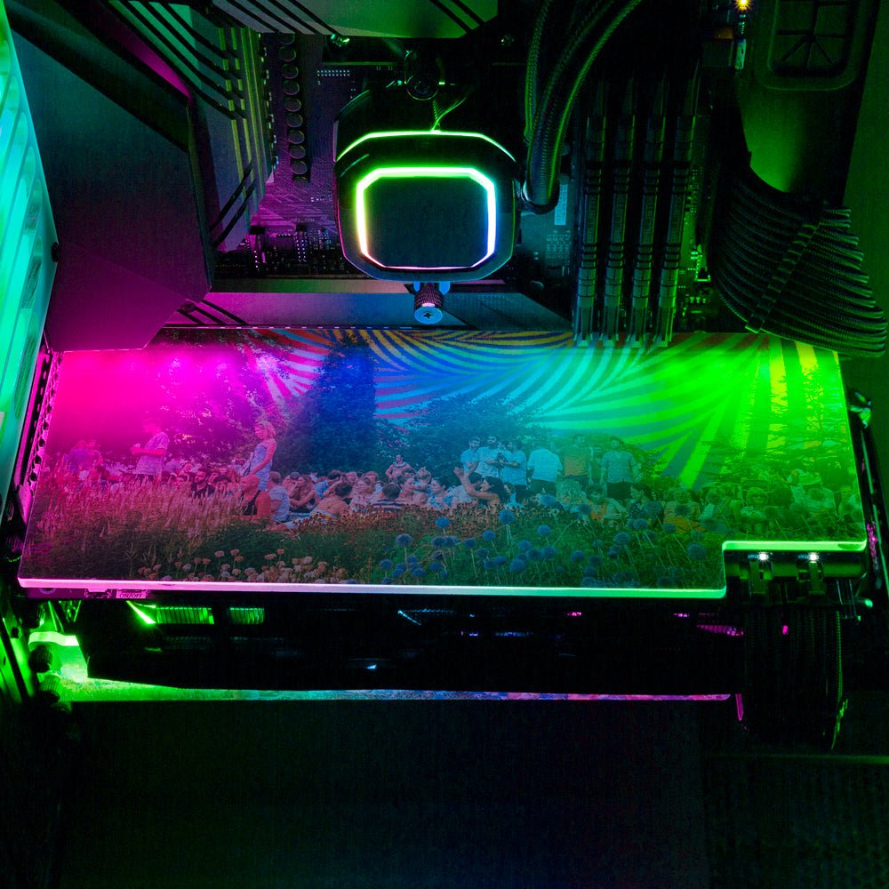 The Gardens RGB GPU Backplate - Gabrielle Salonga - V1Tech