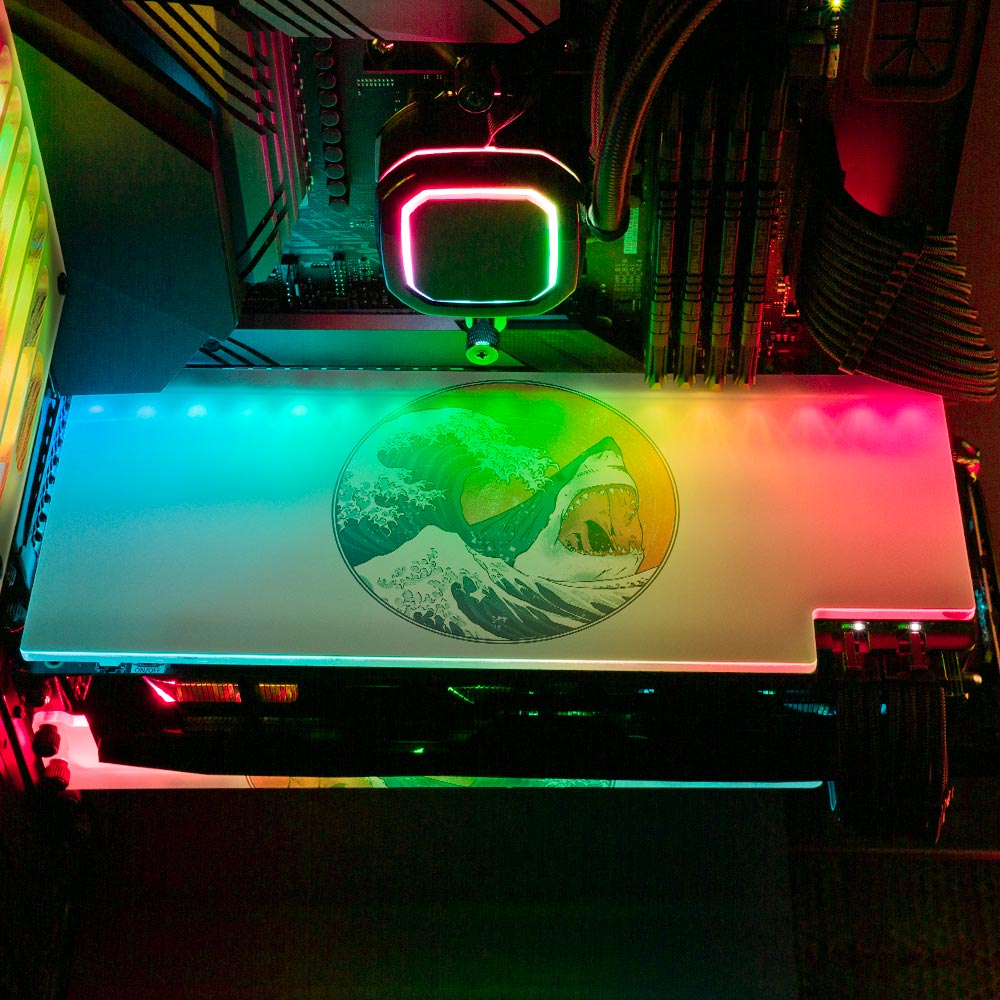 The Great Shark RGB GPU Backplate - Fanfreak - V1Tech