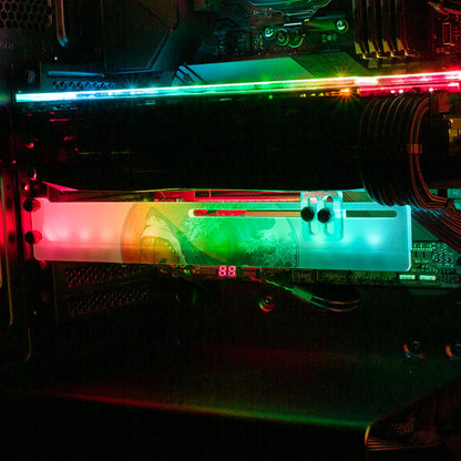 The Great Shark RGB GPU Support Bracket - Fanfreak - V1Tech