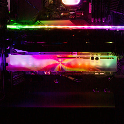 The Inexorable Passage of Time RGB GPU Support Bracket - Guedda HM - V1Tech