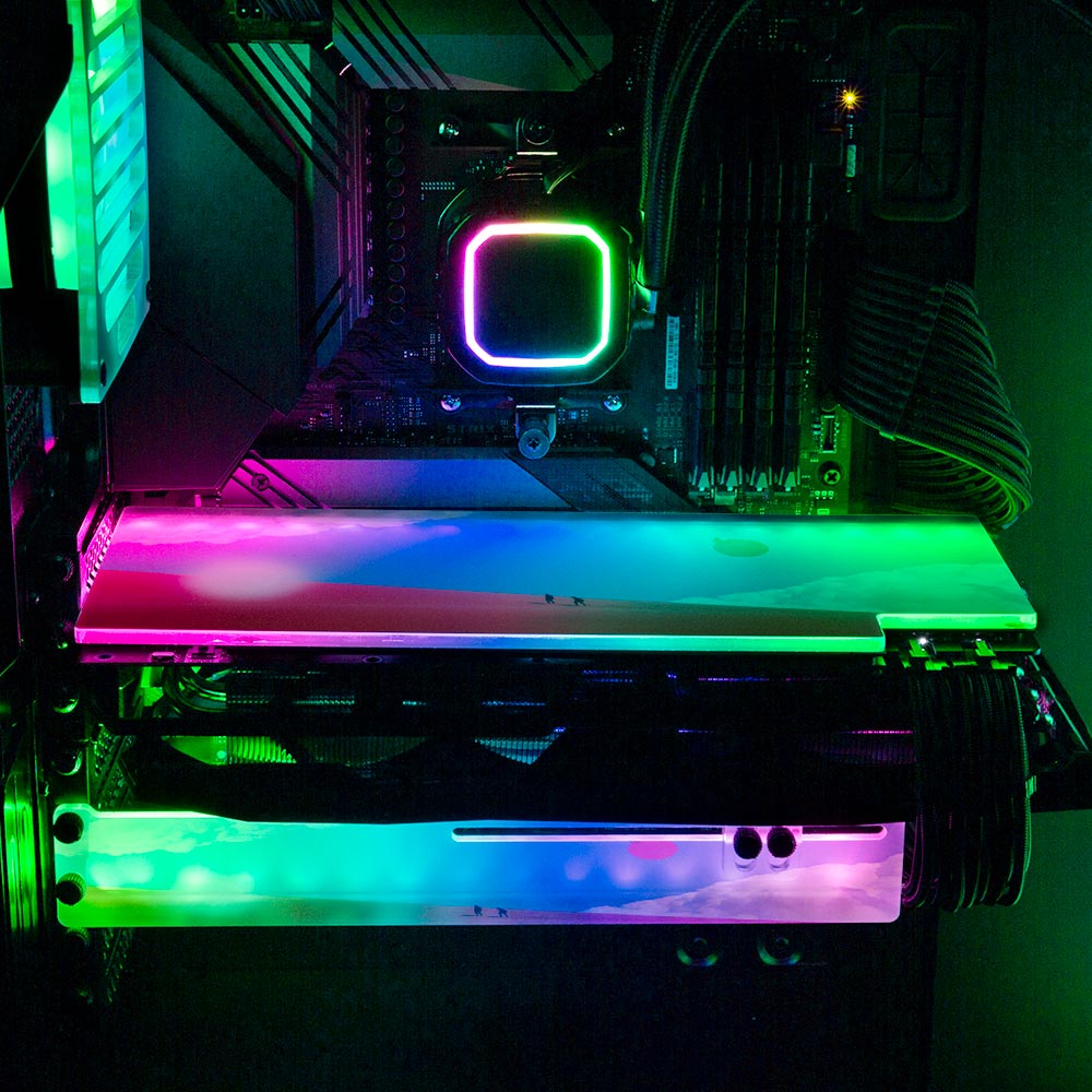 The Journey RGB GPU Backplate - Spectacular.way - V1Tech