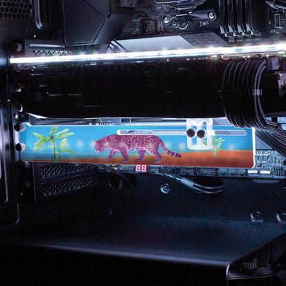 The Jungle RGB GPU Support Bracket - Spectacular.way - V1Tech