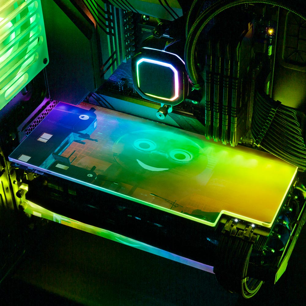 THNSSBS RGB GPU Backplate - The Dizzy Viper - V1Tech