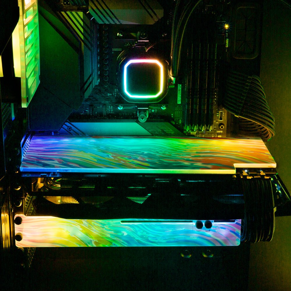 Tidal Wave RGB GPU Backplate - Guedda HM - V1Tech
