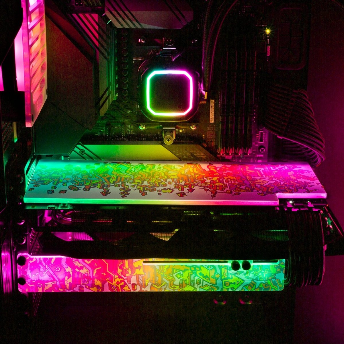 Tower RGB GPU Backplate - Dune Haggar - V1Tech