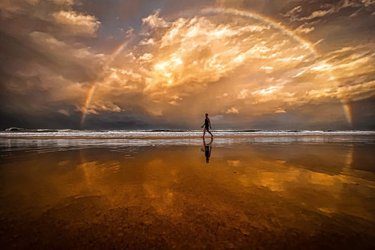 Trapped in a Rainbow Plexi Glass Wall Art - Ben Mulder Photography - V1 Tech