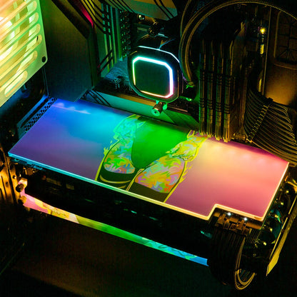 Tumble RGB GPU Backplate - Technodrome1 - V1Tech