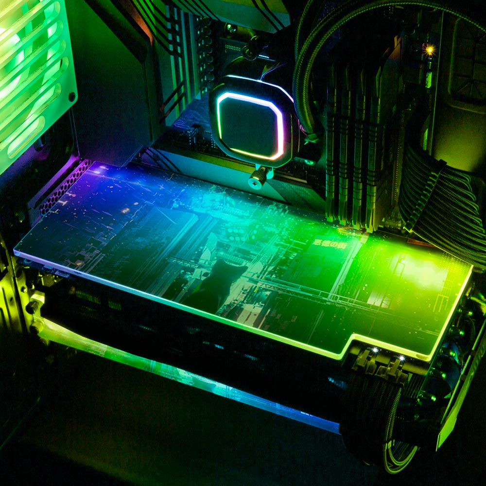 Ultimate Freedom RGB GPU Backplate - Dan Giuz - V1Tech