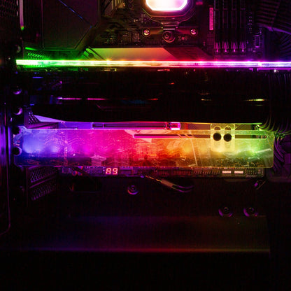 Under City Lights RGB GPU Support Bracket - Nogar007 - V1Tech