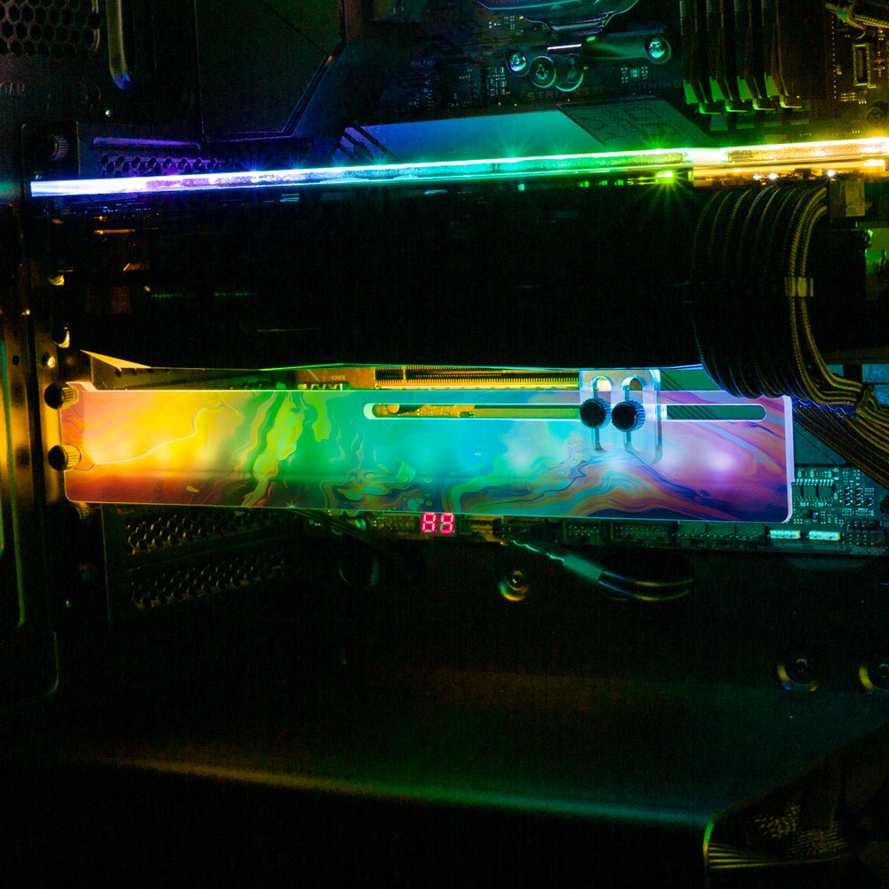Unsteady RGB GPU Support Bracket - Maalavidaa - V1Tech