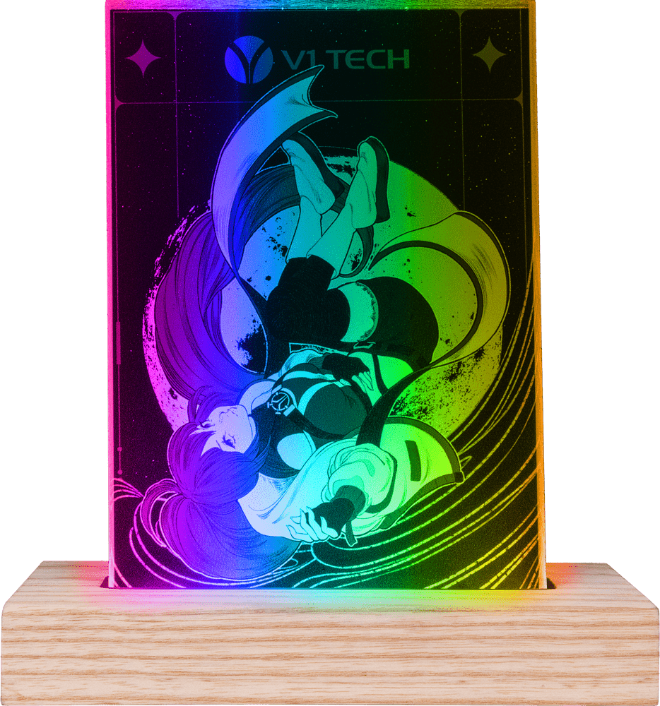 V1 Tech RGB Desk Art Stand Vertical - V1 Tech - V1 Tech
