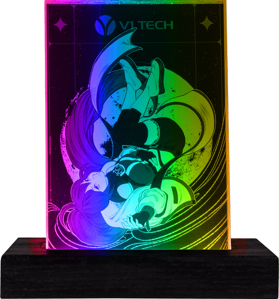 V1 Tech RGB Desk Art Stand Vertical - V1 Tech - V1 Tech