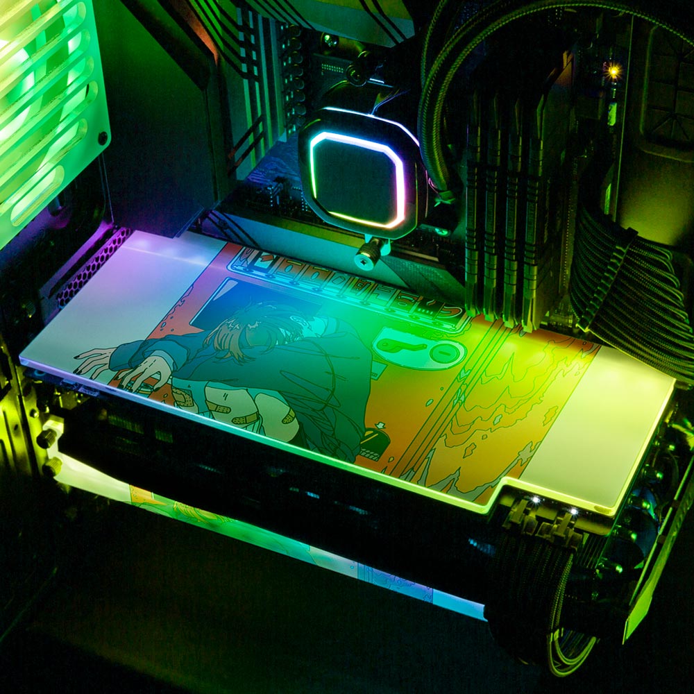 Vending Machine RGB GPU Backplate - Kuurakuu - V1Tech