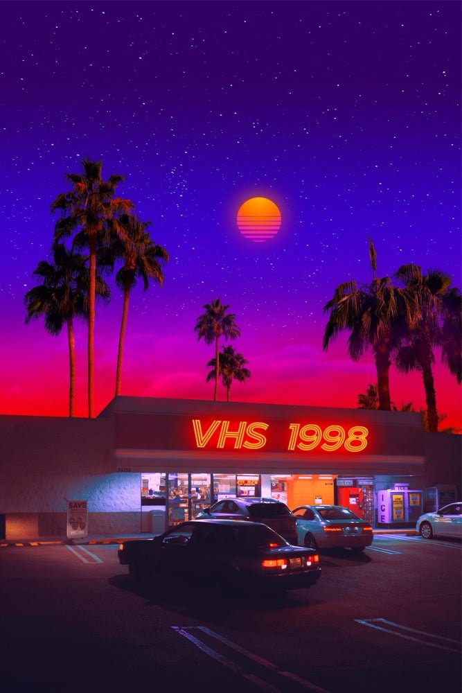 VHS 1998 Plexi Glass Wall Art - Yagedan - V1Tech