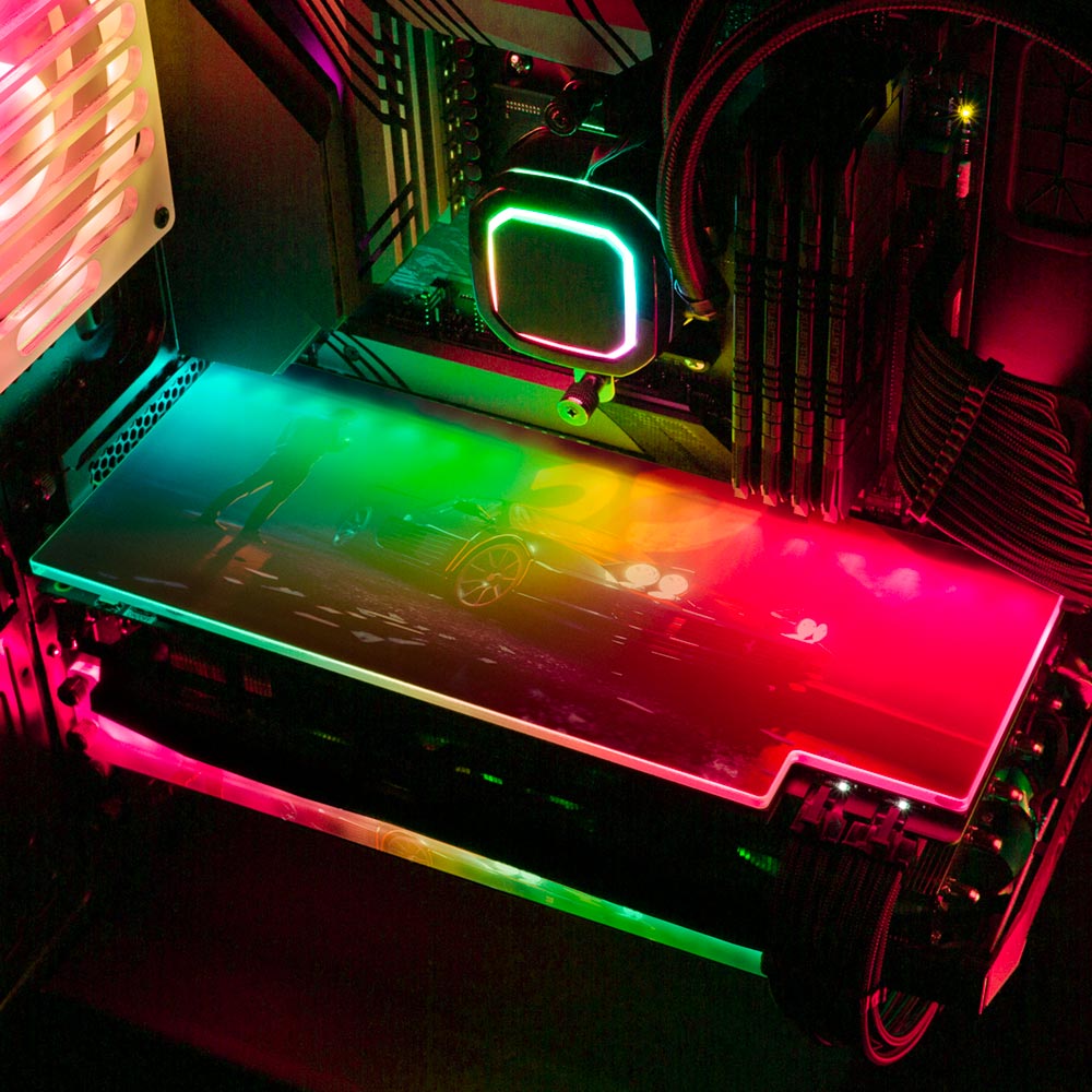 VHS2 RGB GPU Backplate - Skie Graphic Studio - V1Tech