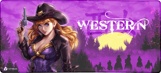 Western Girl X-Large Mouse Pad - Dominic Glover - V1 Tech