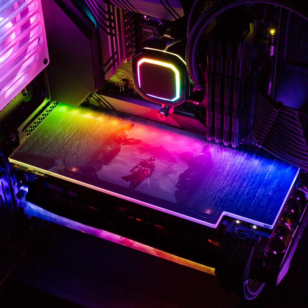 We've Been Surrounded RGB GPU Backplate - Itwasleo - V1Tech