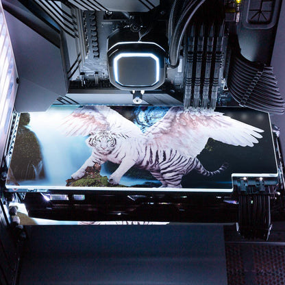 Winged Tiger Waterfall RGB GPU Backplate - Nogar007 - V1Tech