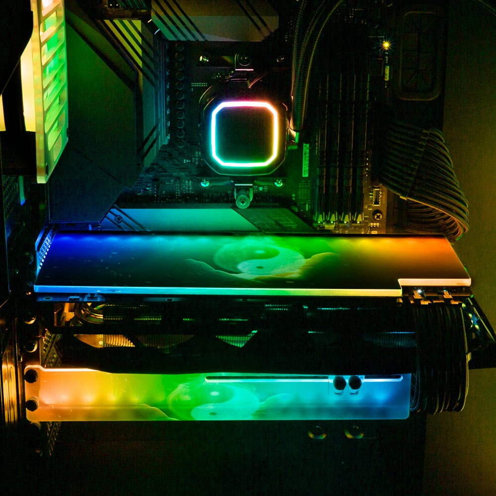 Yin Yang RGB GPU Backplate - Ismaeel Shaikh - V1Tech