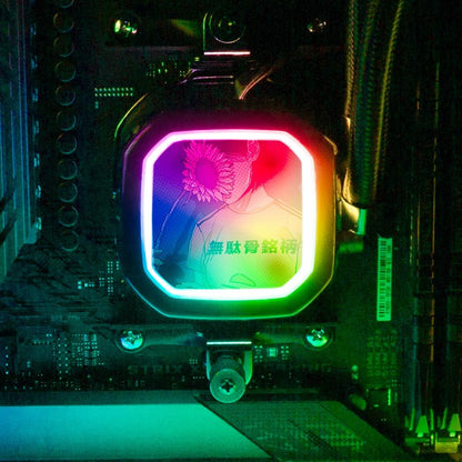 You Love Me, You Love Me Not AIO Cover for Corsair RGB Hydro Platinum and Pro Series (H100i, H115i, H150i, H100X, XT, X, SE, H60) - Annicelric - V1Tech