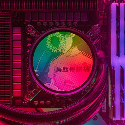 You Love Me, You Love Me Not AIO Cover for DeepCool Castle 240EX 280EX 360EX Addressable RGB - Annicelric - V1Tech